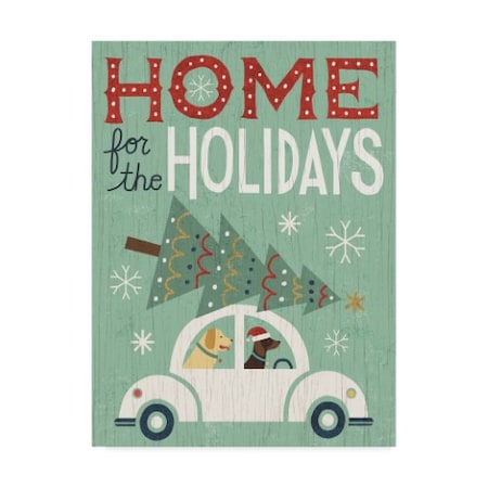 Michael Mullan 'Holiday On Wheels I' Canvas Art,14x19